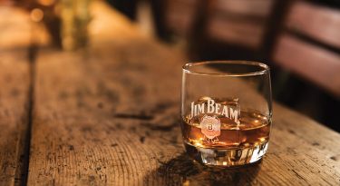 jim beam bourbon glass