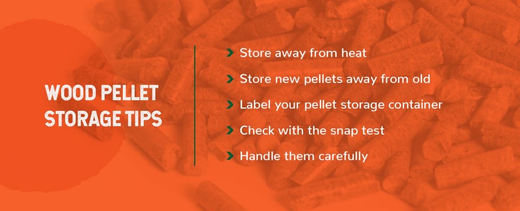 wood pellet storage tips