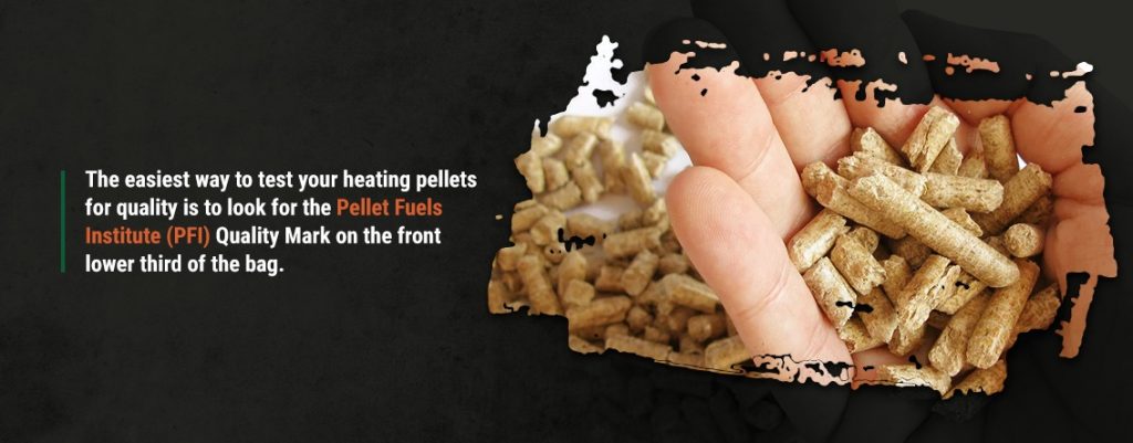 How to determine heating pellet quality