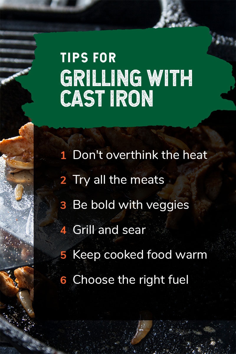 tips for grilling with a cast iron